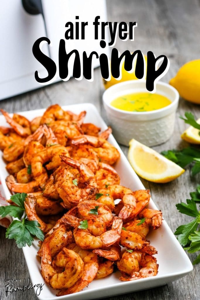 platter of shrimp ready for serving