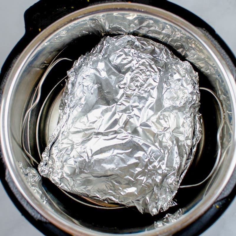 foil packet of fish in the Instant pot