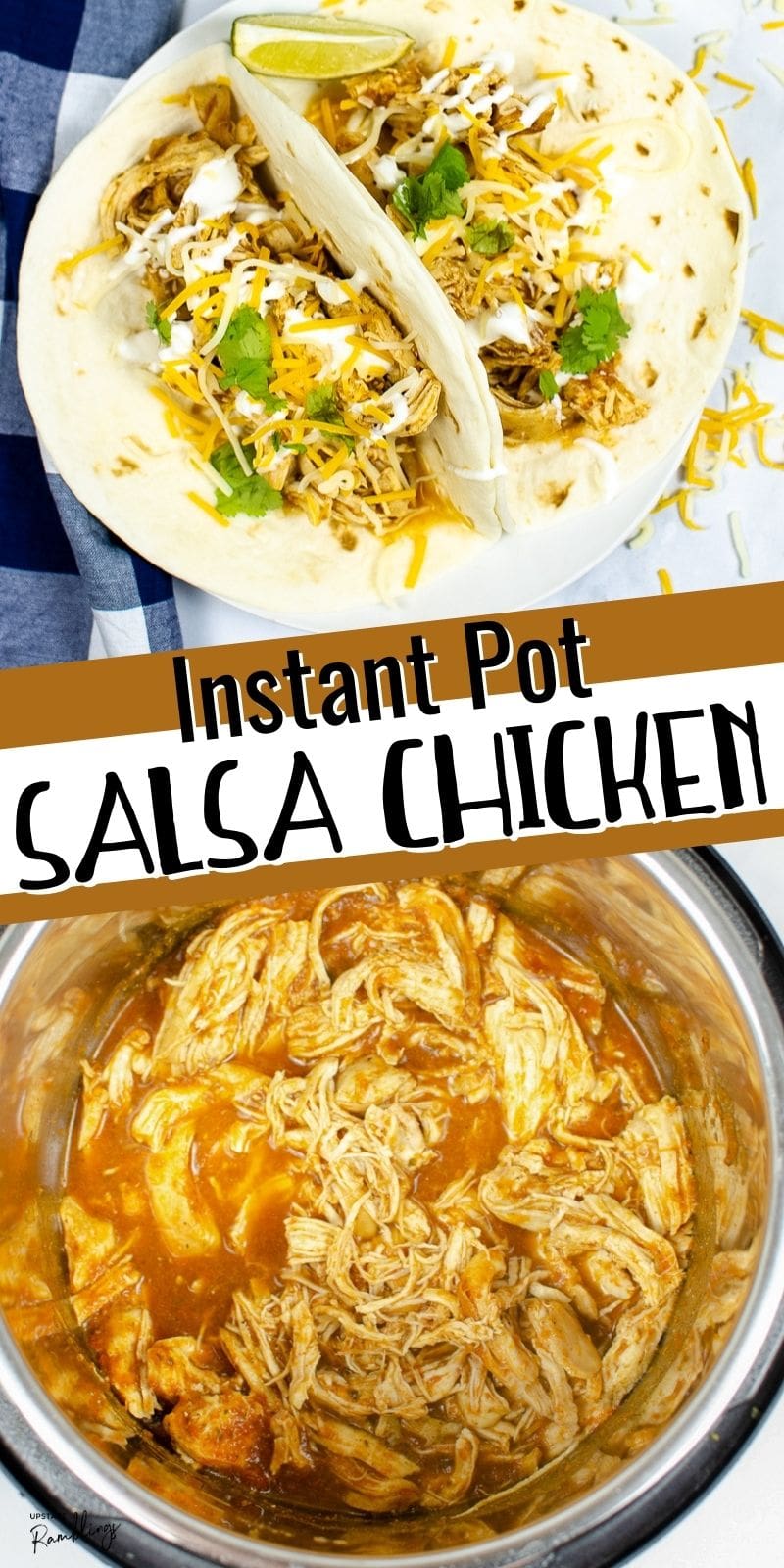 Instant Pot Salsa Chicken - Upstate Ramblings