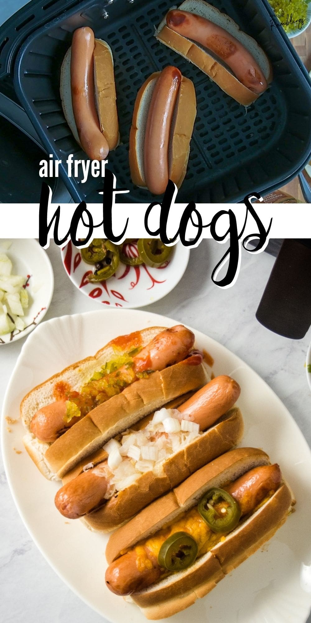 The Best Air Fryer Hot Dogs - Upstate Ramblings
