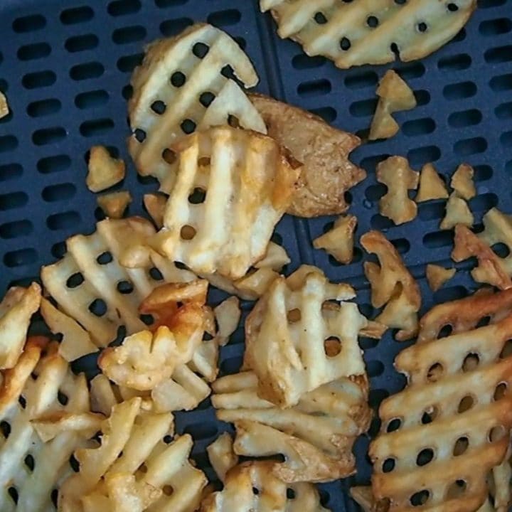 fries after reheating in the air fryer