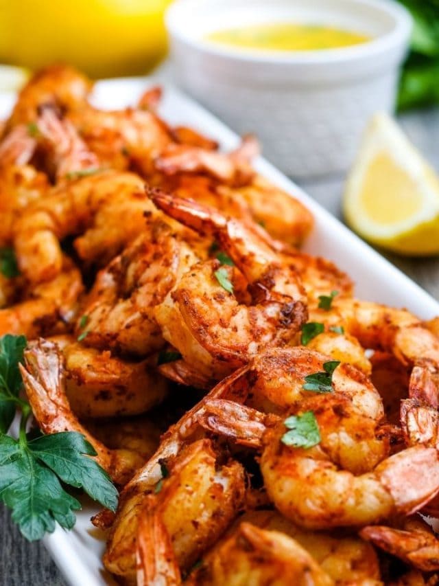 MAKE THESE EASY AND HEALTHY AIR FRYER SHRIMP