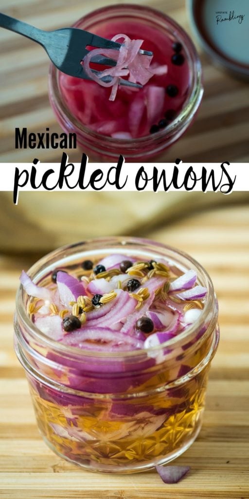 collage of pinterest images for pickled onions