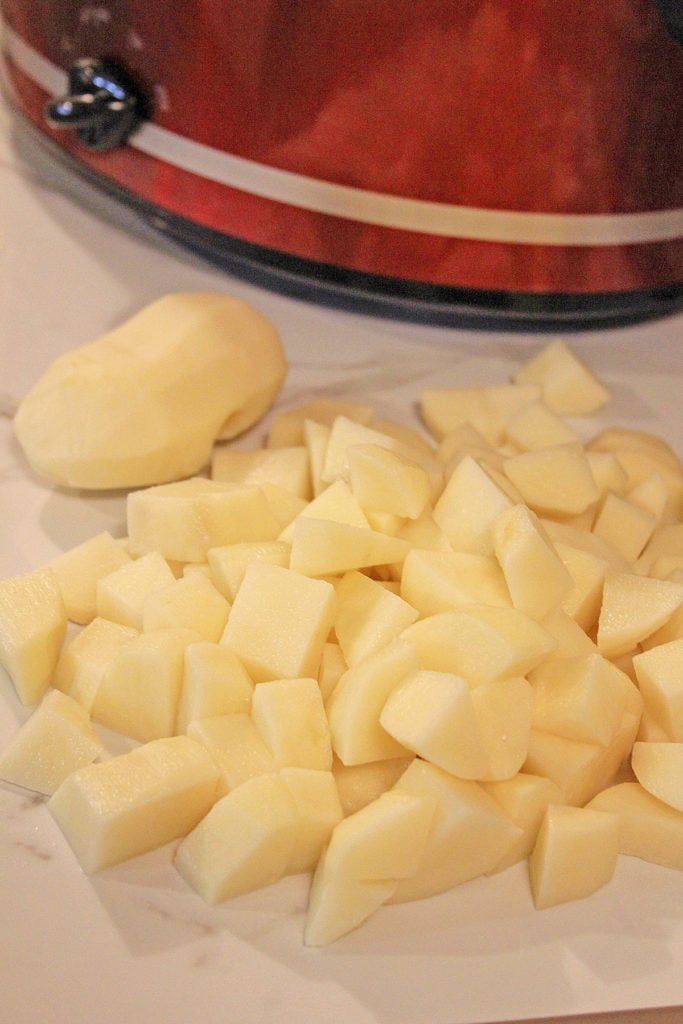 diced potatoes