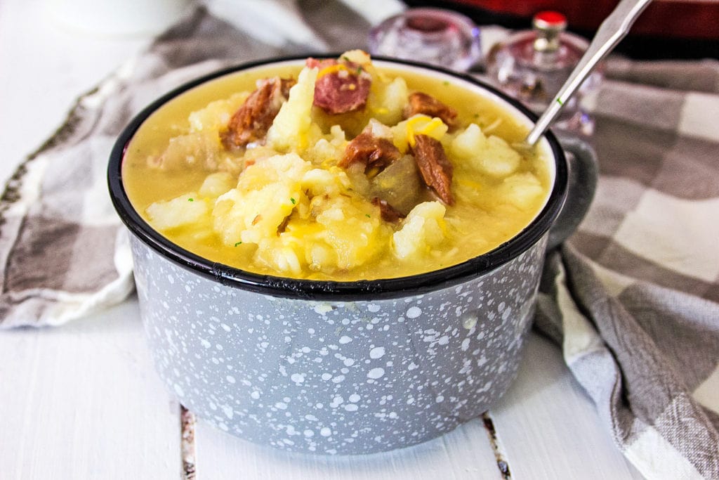 crock pot ham and potato soup