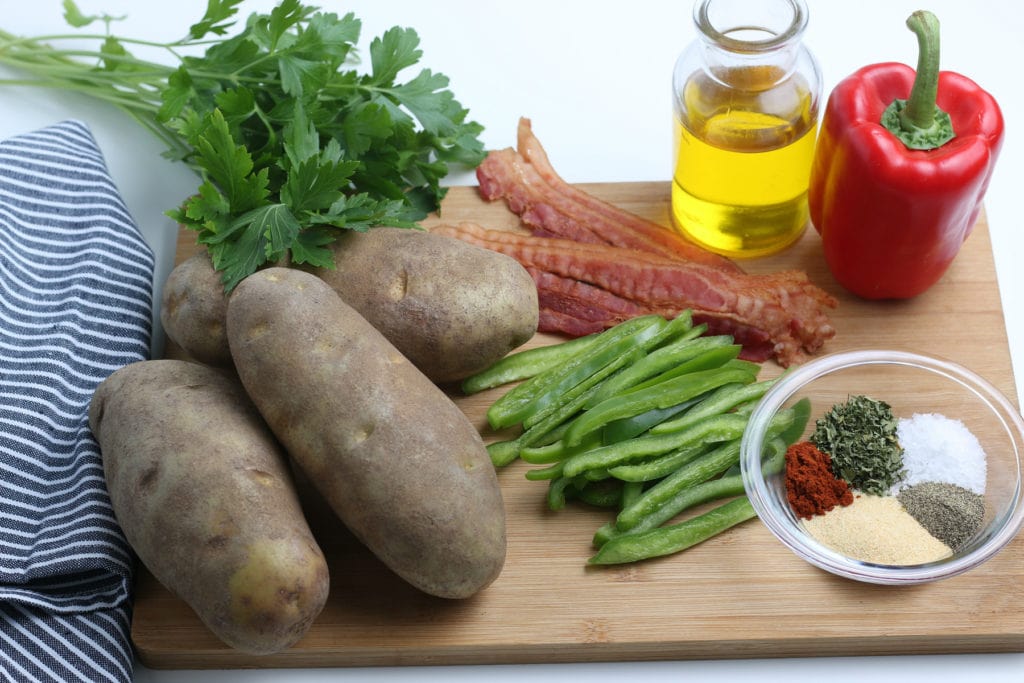 ingredients for air fryer breakfast potatoes