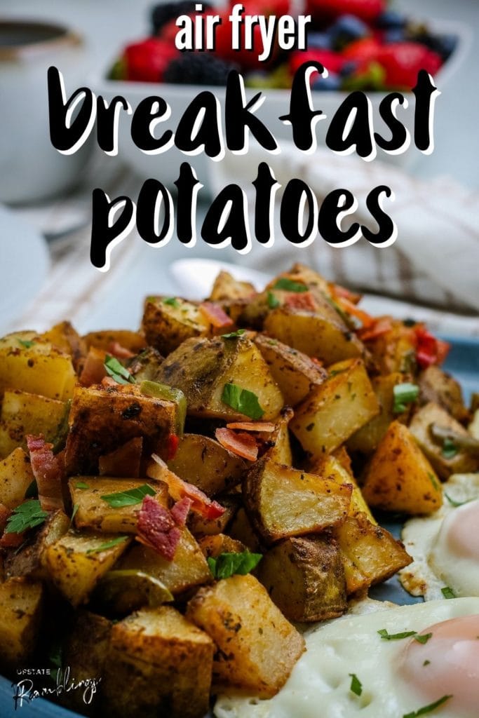 breakfast potatoes with text