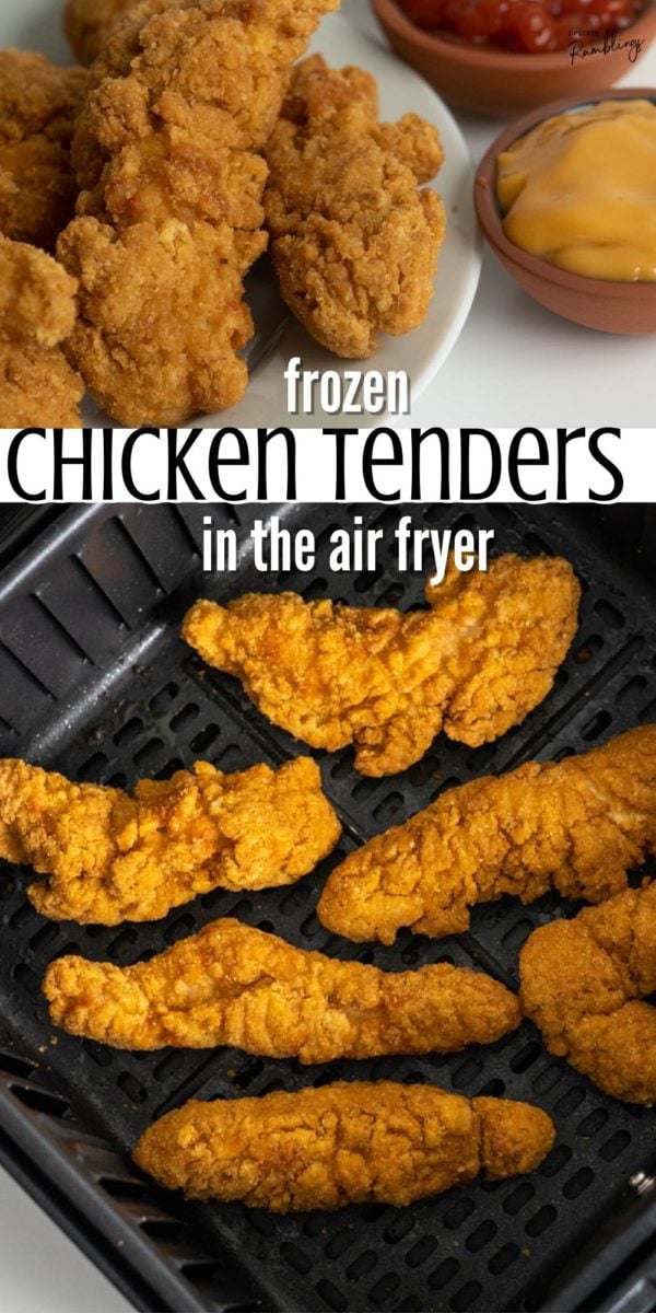 collage pin for pinterest frozen chicken tenders