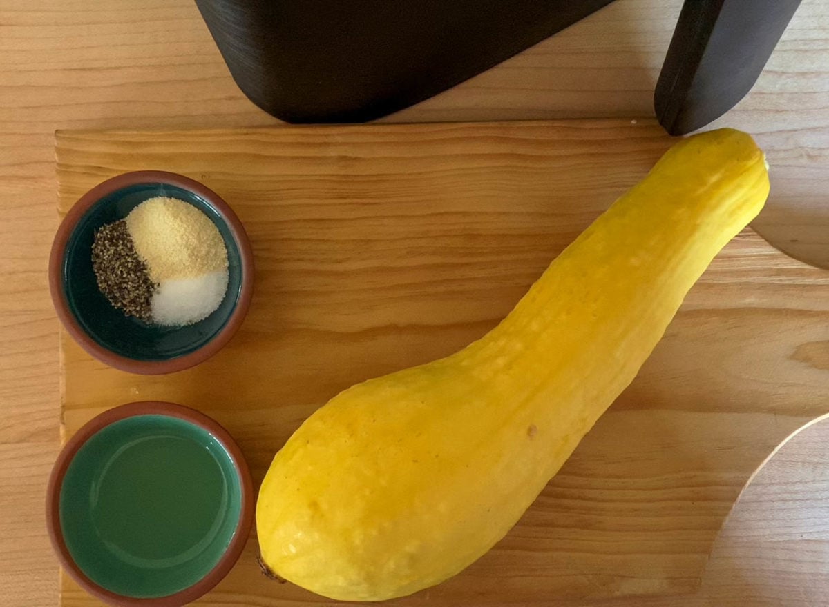 ingredients for air fryer yellow squash