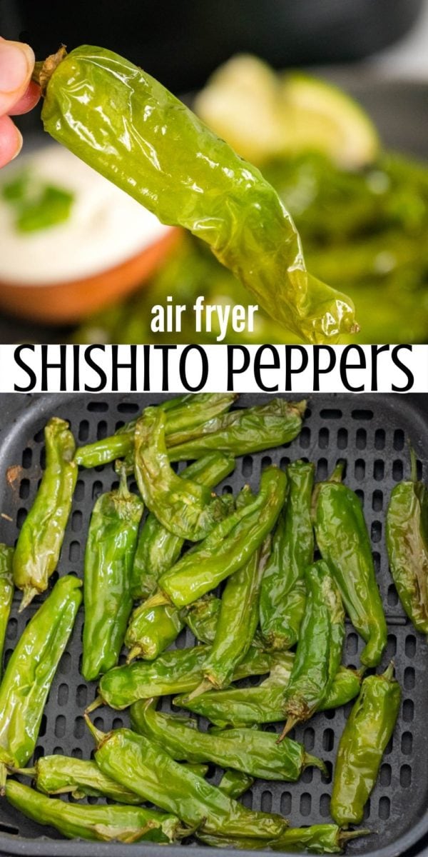 shishito peppers collage pin