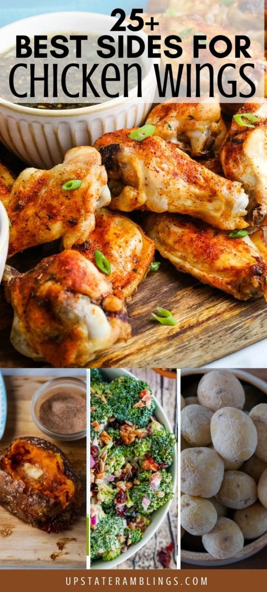 pinterest collage for chicken wings