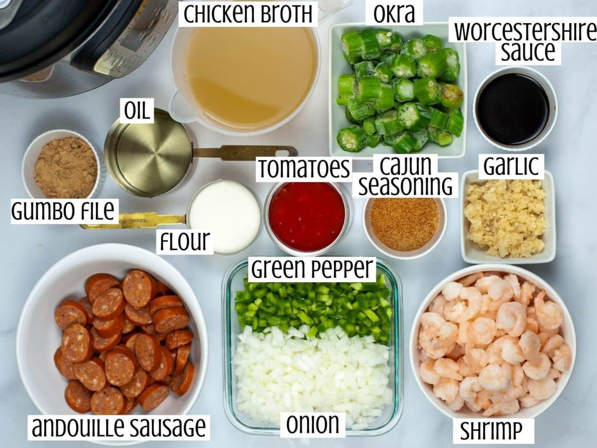 instant pot gumbo ingredients