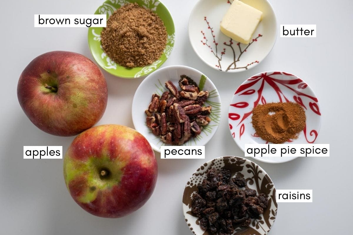 baked apple ingredients