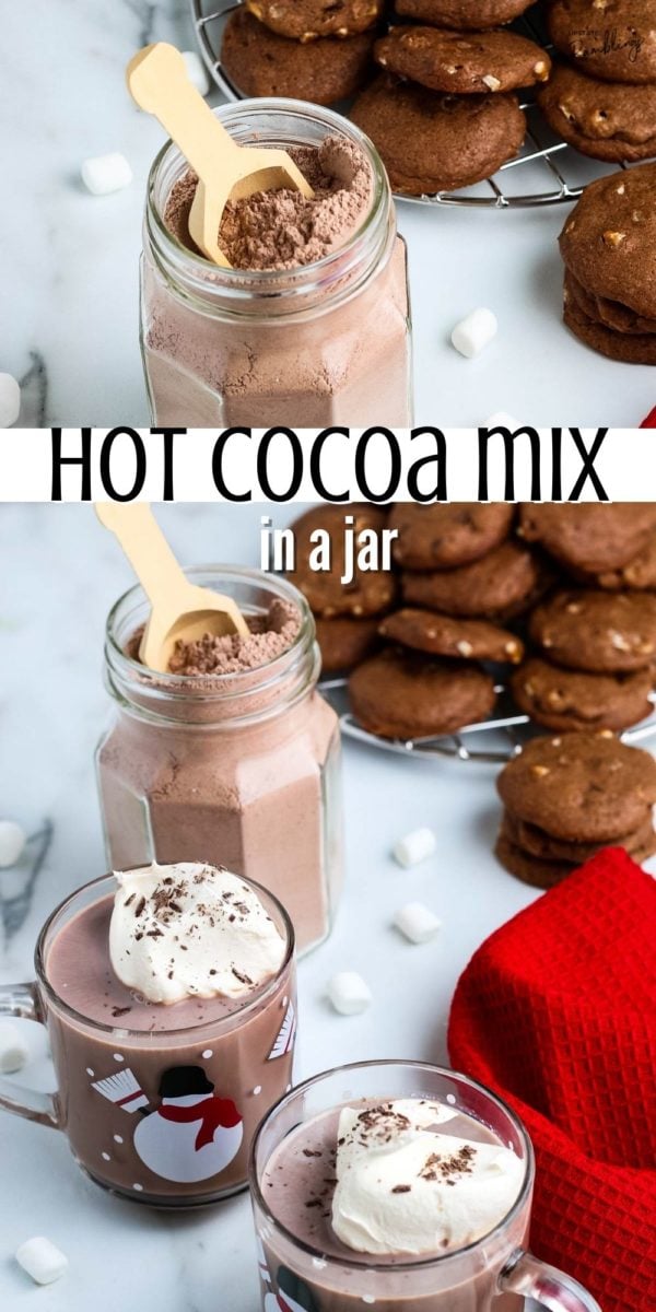 hot chocolate mix collage pin