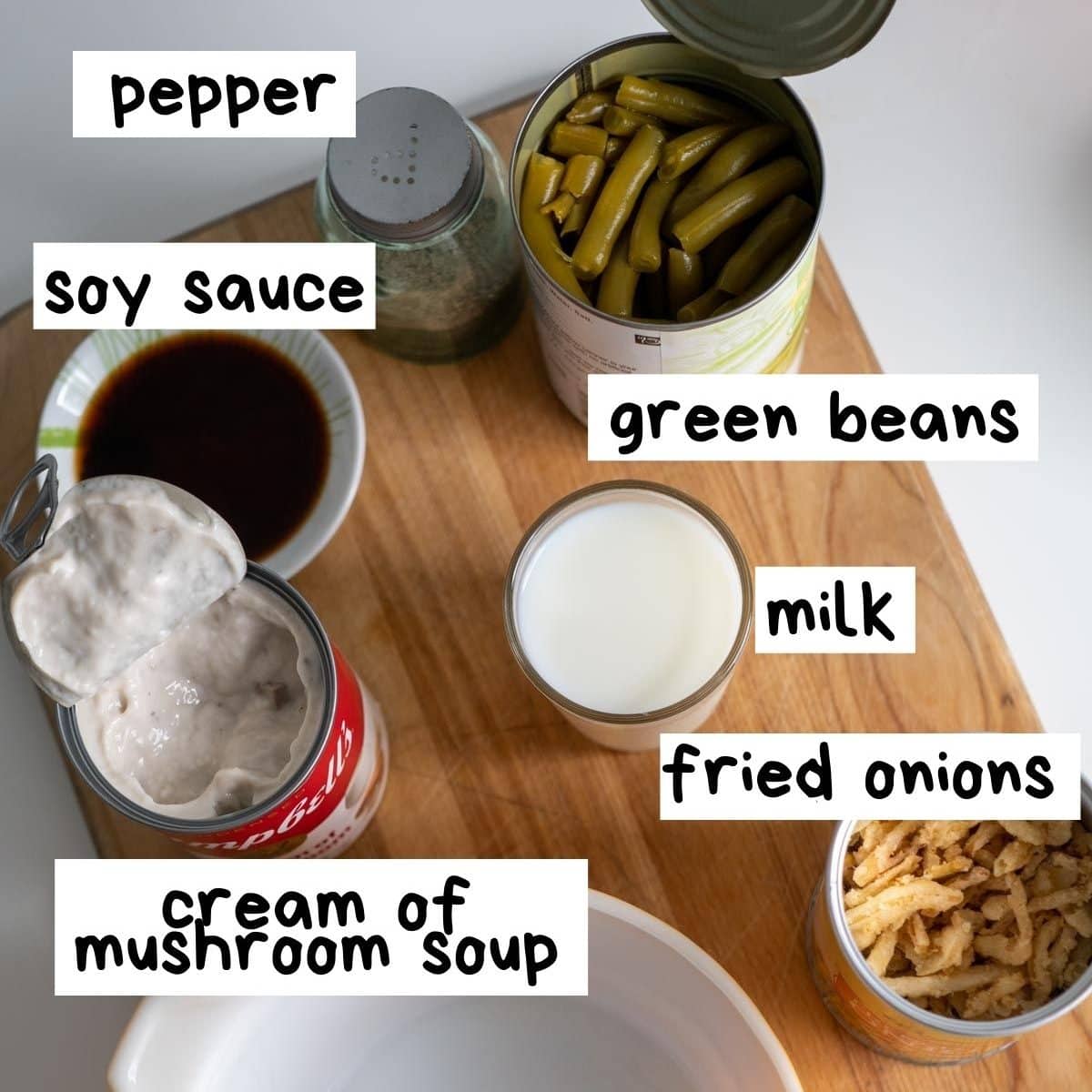 campbells green bean casserole ingredients