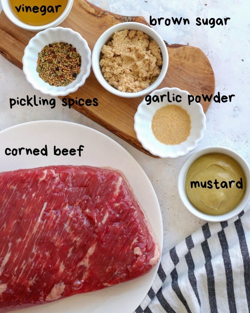ingredients for air fryer corned beef