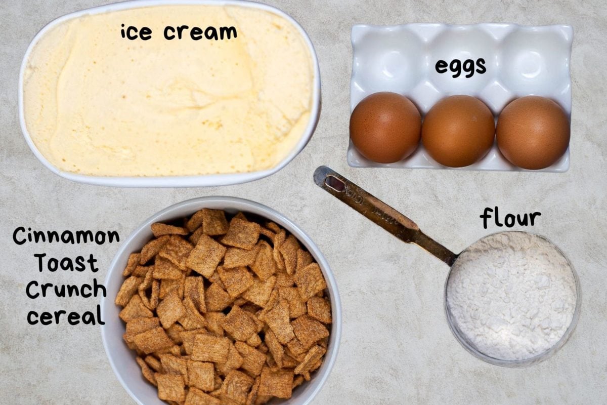 ingredients for air fryer ice cream