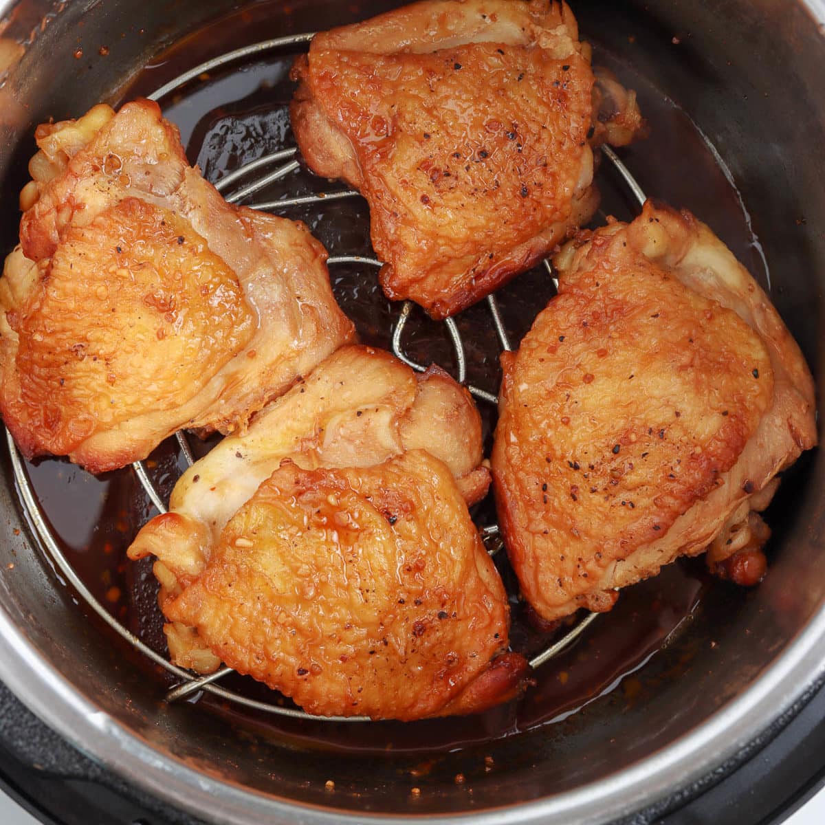 chicken after pressure cooking