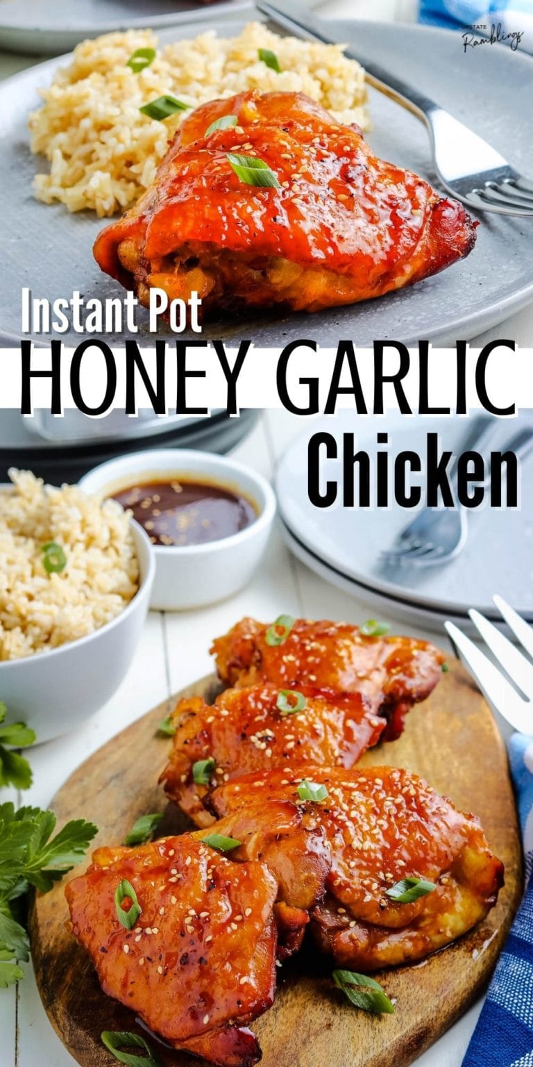 Instant Pot Honey Garlic Chicken - Upstate Ramblings