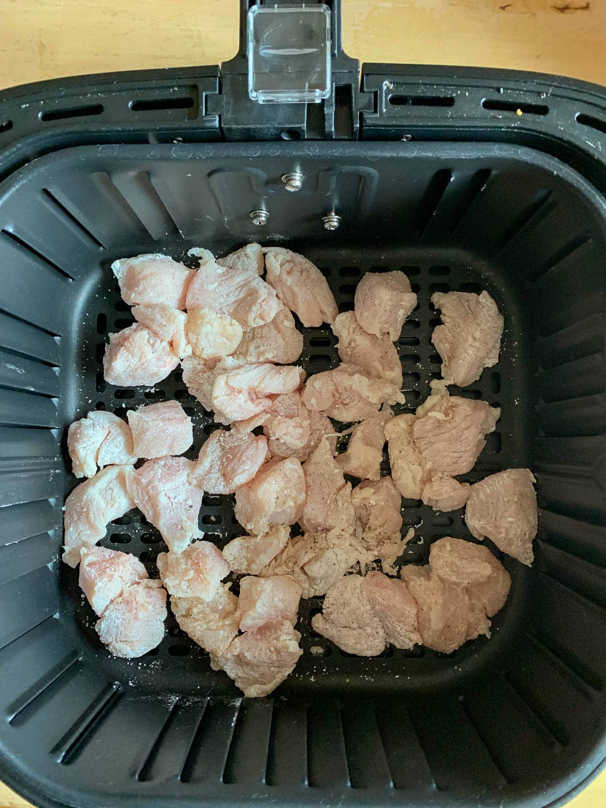 chicken before air frying