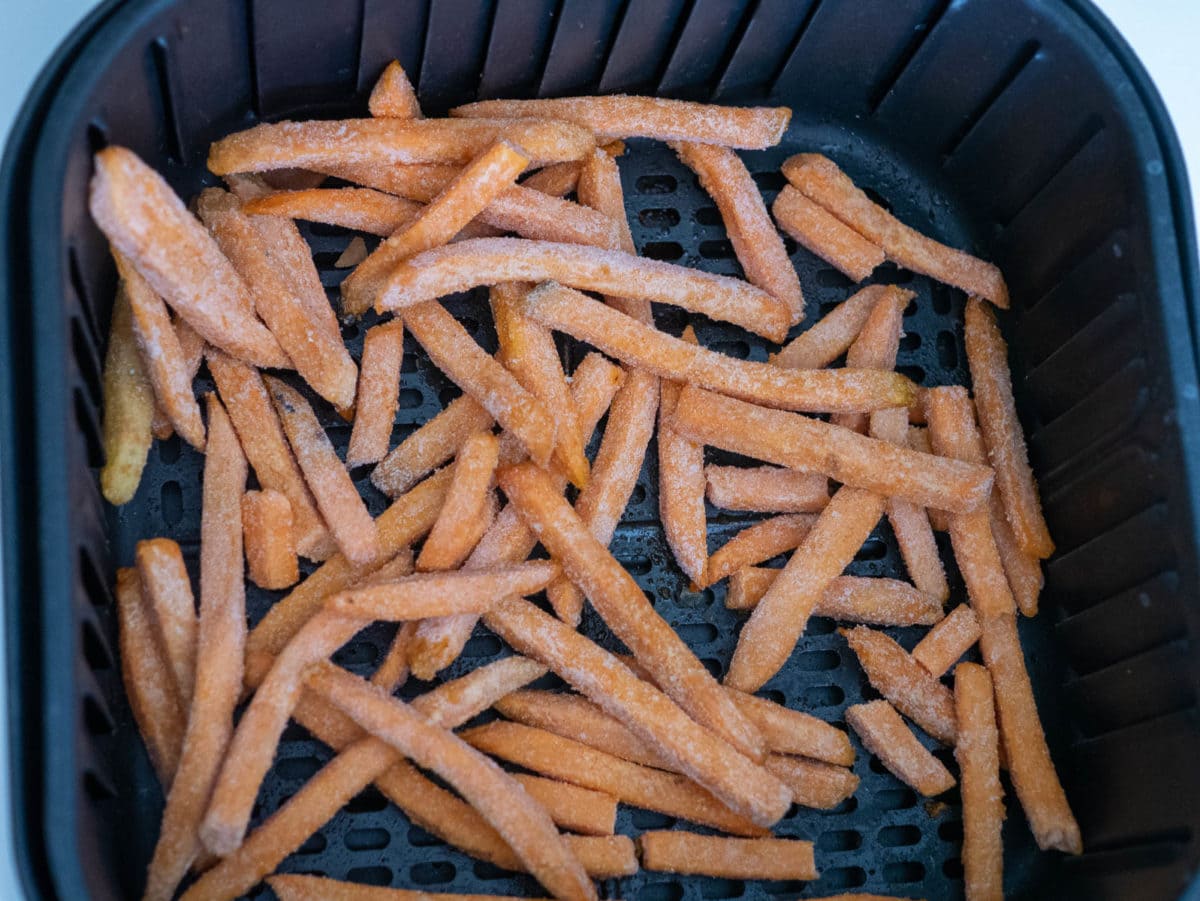 frozen fries in basket