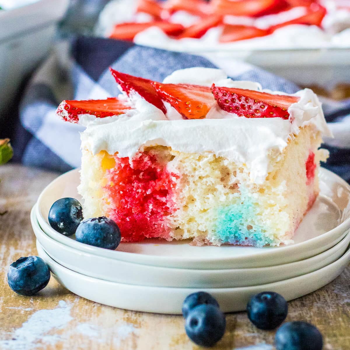 jello poke cake for 4th of july