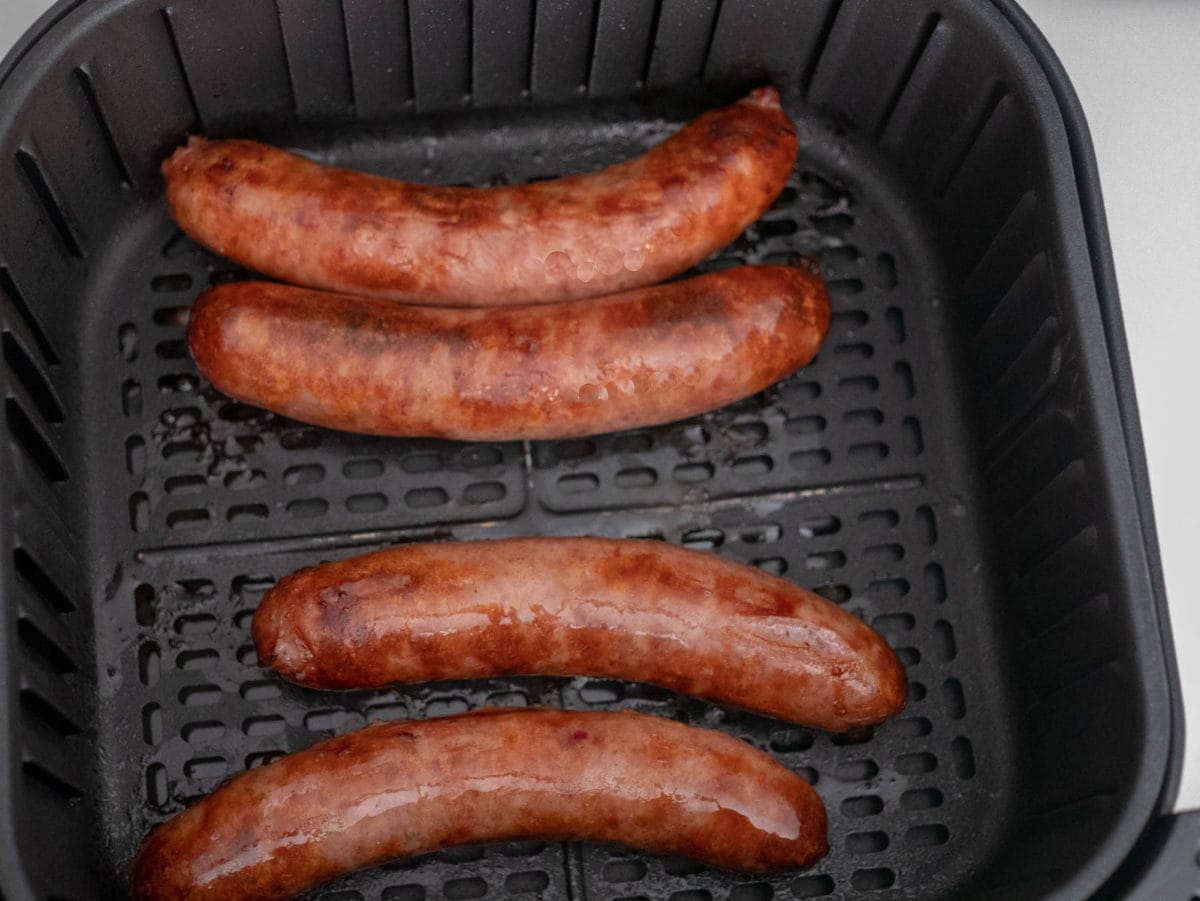 brats after air frying
