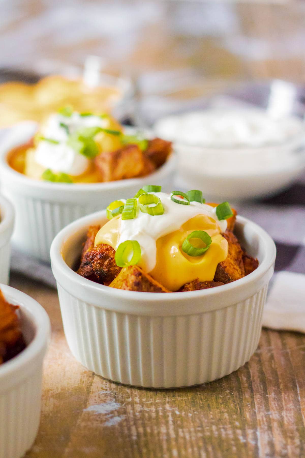 Cheesy Fiesta Potatoes - Taco Bell Copycat - Upstate Ramblings