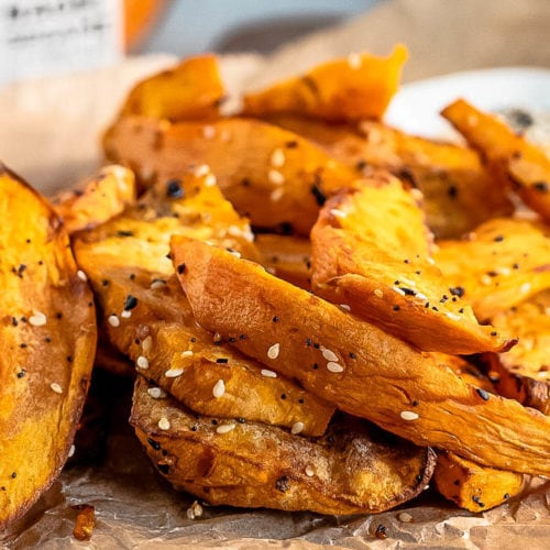 Air Fryer Sweet Potato Wedges - Healthful Blondie