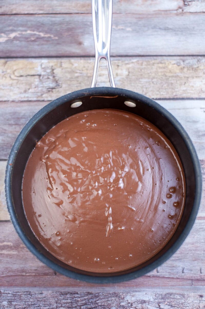 cooked chocolate pudding without cornstarch