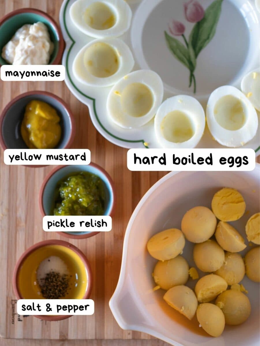 labeled ingredient photo for hard boiled eggs.