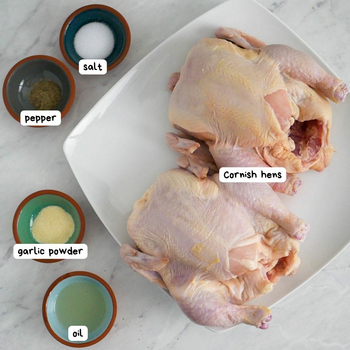 air fryer cornish hens ingredients