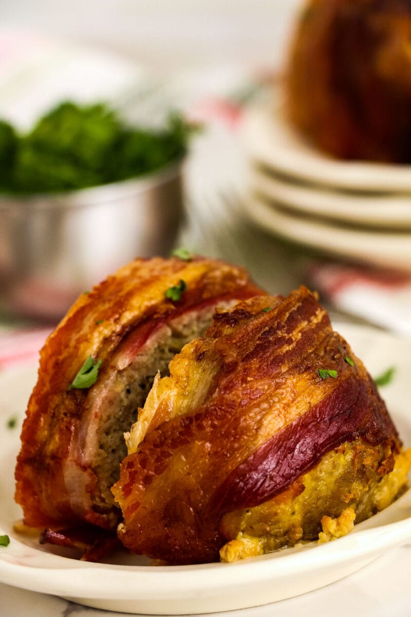 bacon wrapped air fryer turkey meatloaf.