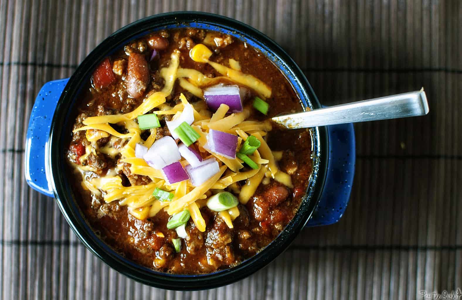 Big Batch Slow Cooker Chili - Pass the Sushi