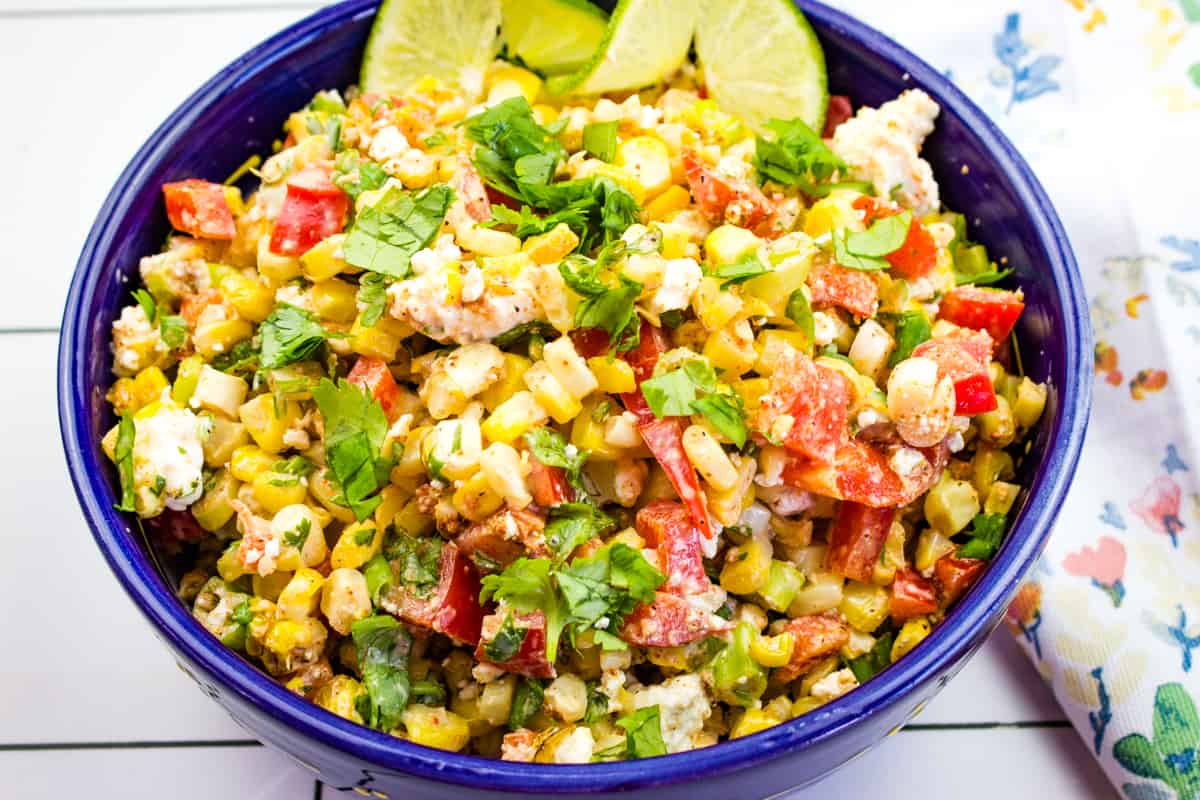 Mexican Street Corn Salad - Cook What You Love