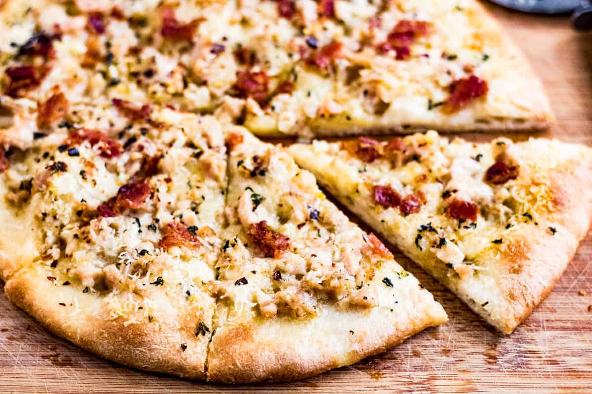 White Clam Pizza - All Ways Delicious