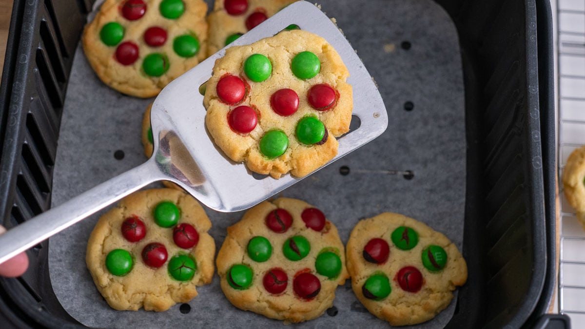 Air Fryer Christmas Cookies. Photo credit: Upstate Ramblings.