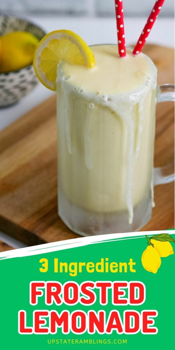 Frosted lemonade pinterest collage.