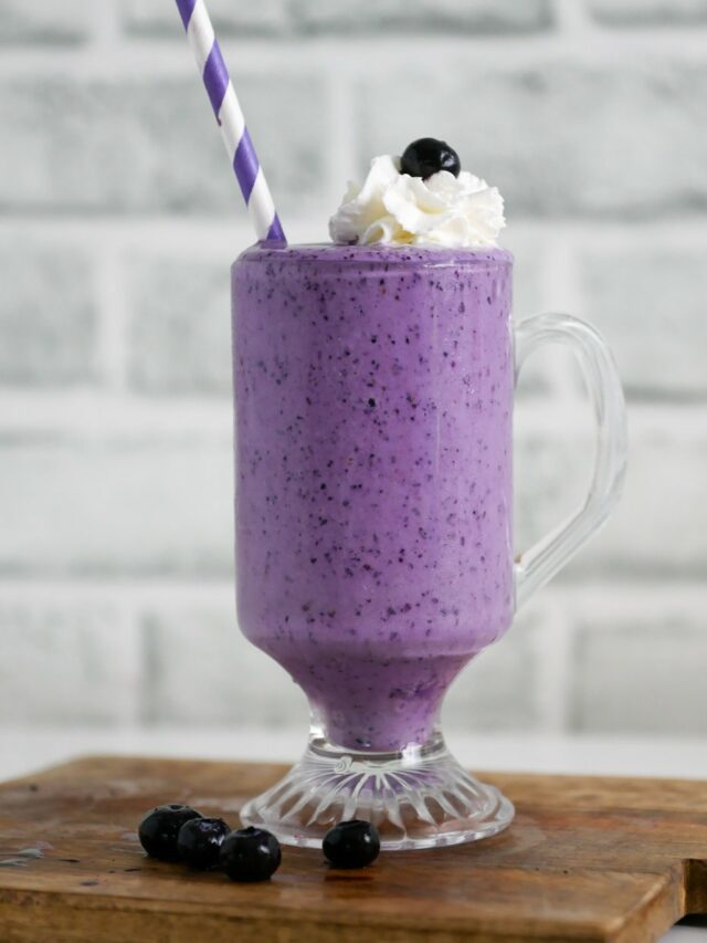 Blueberry Milkshake Recipe