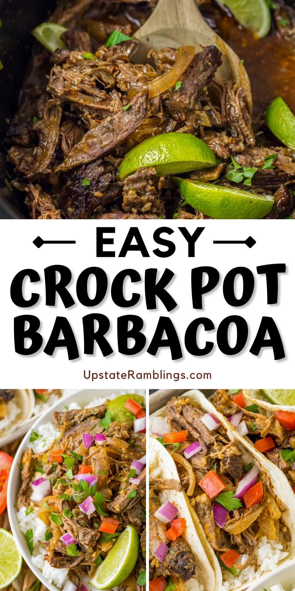 Slow Cooker Barbacoa is Perfect For Taco Tuesday - Upstate Ramblings