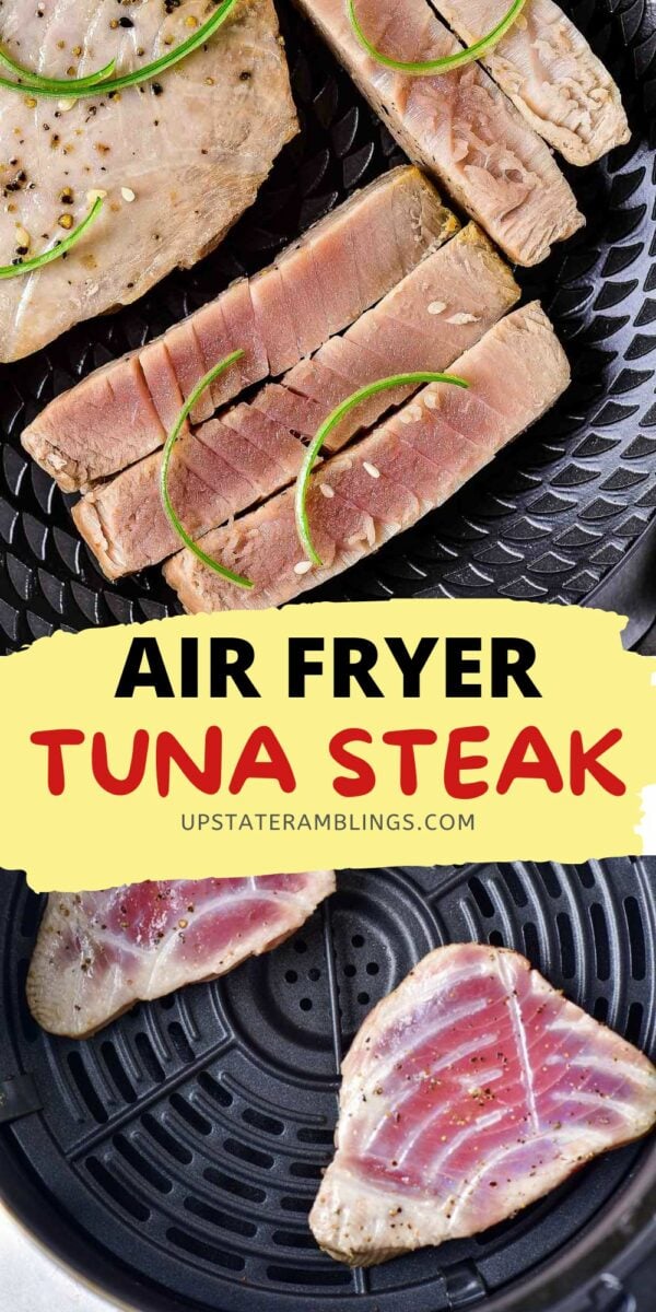 Collage pin for tuna steak.