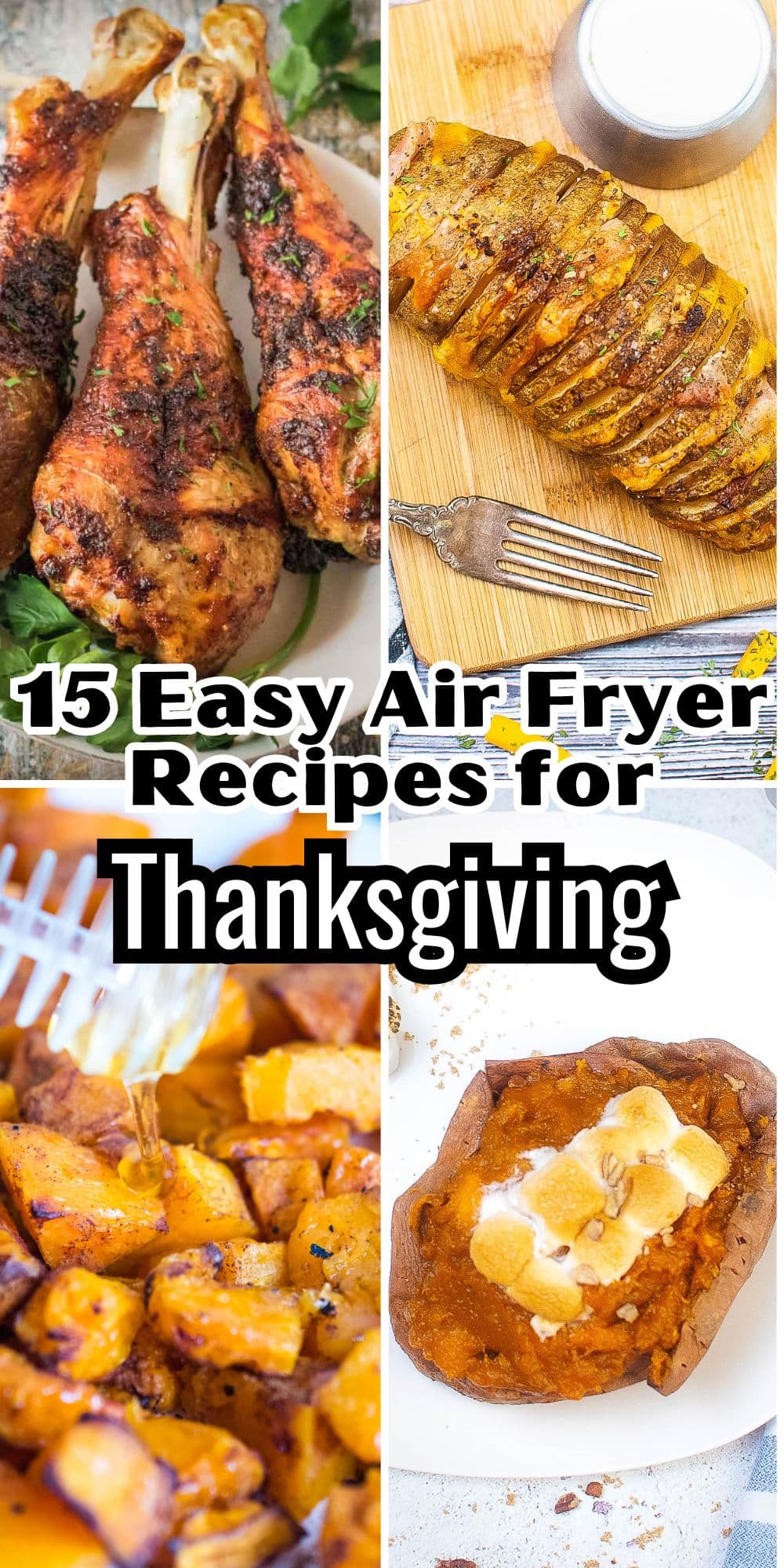 15 easy air fryer recipes for thanksgiving.