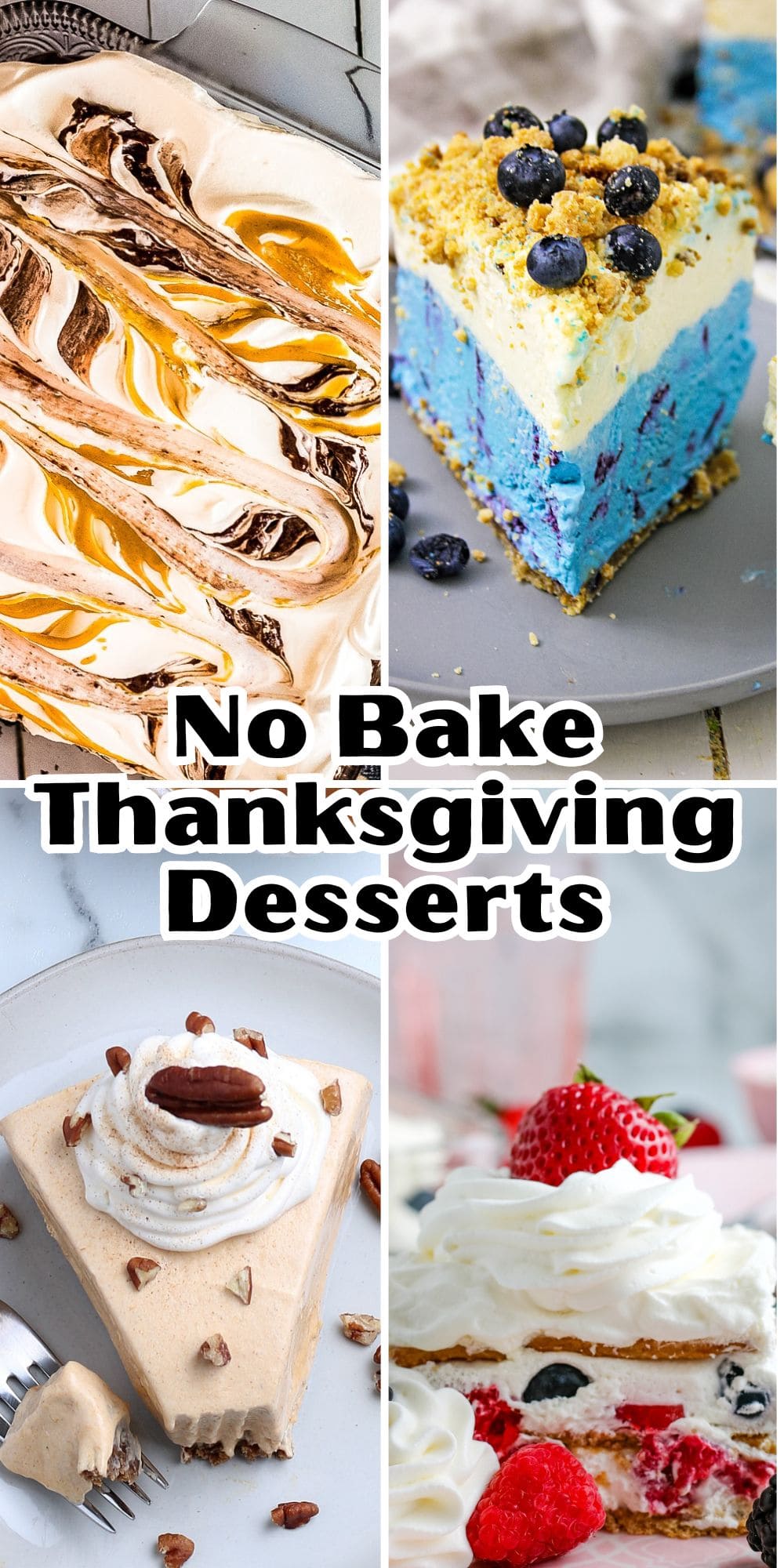 No bake thanksgiving desserts.