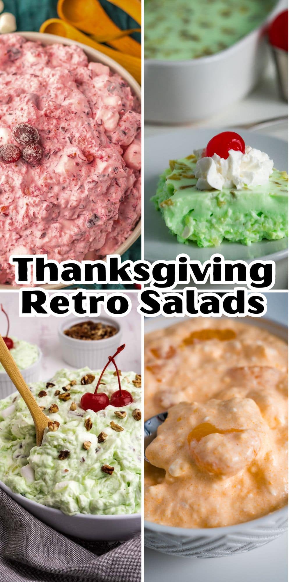 Thanksgiving retro salads.