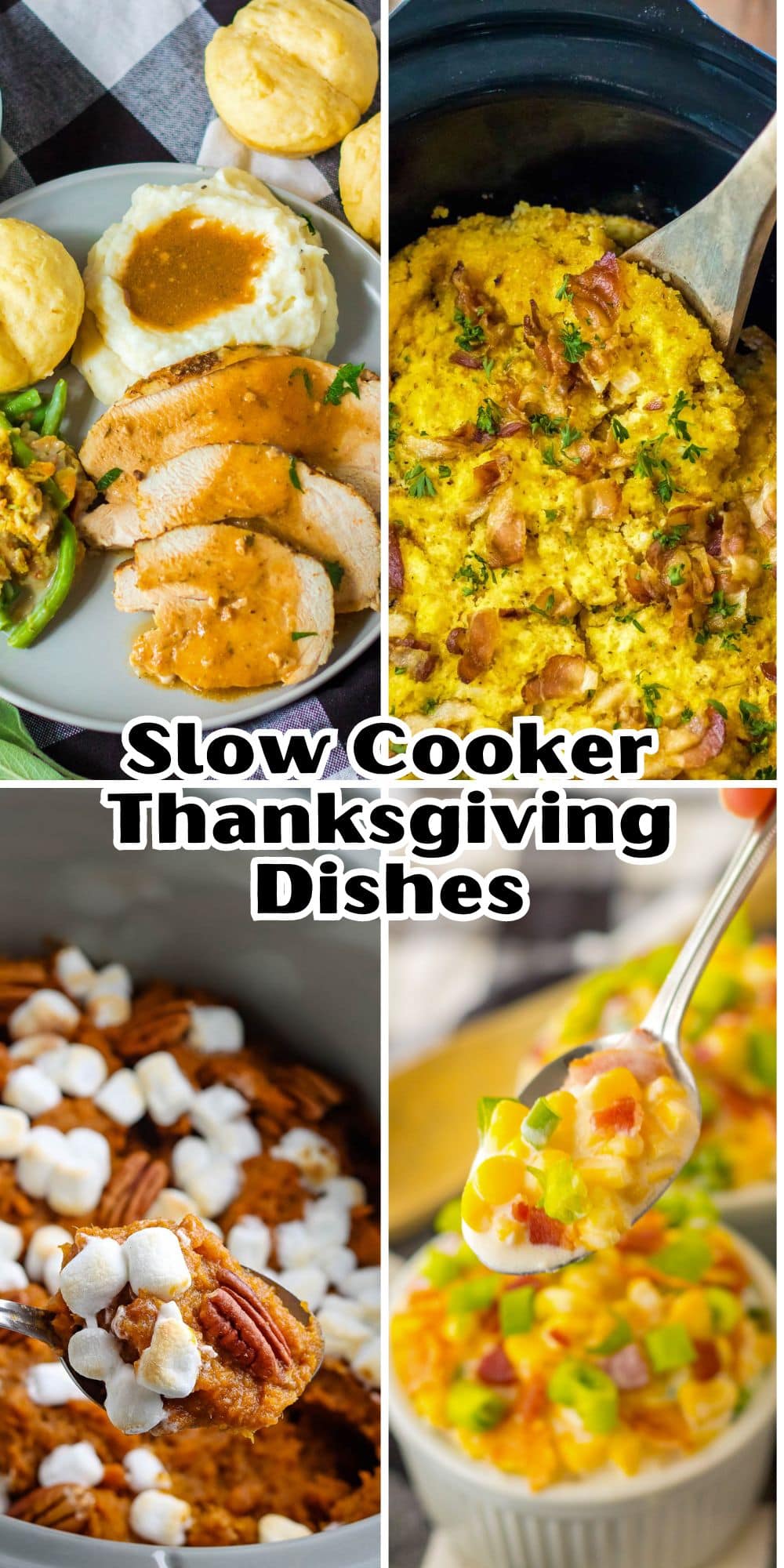 Slow cooker thanksgiving dishes.
