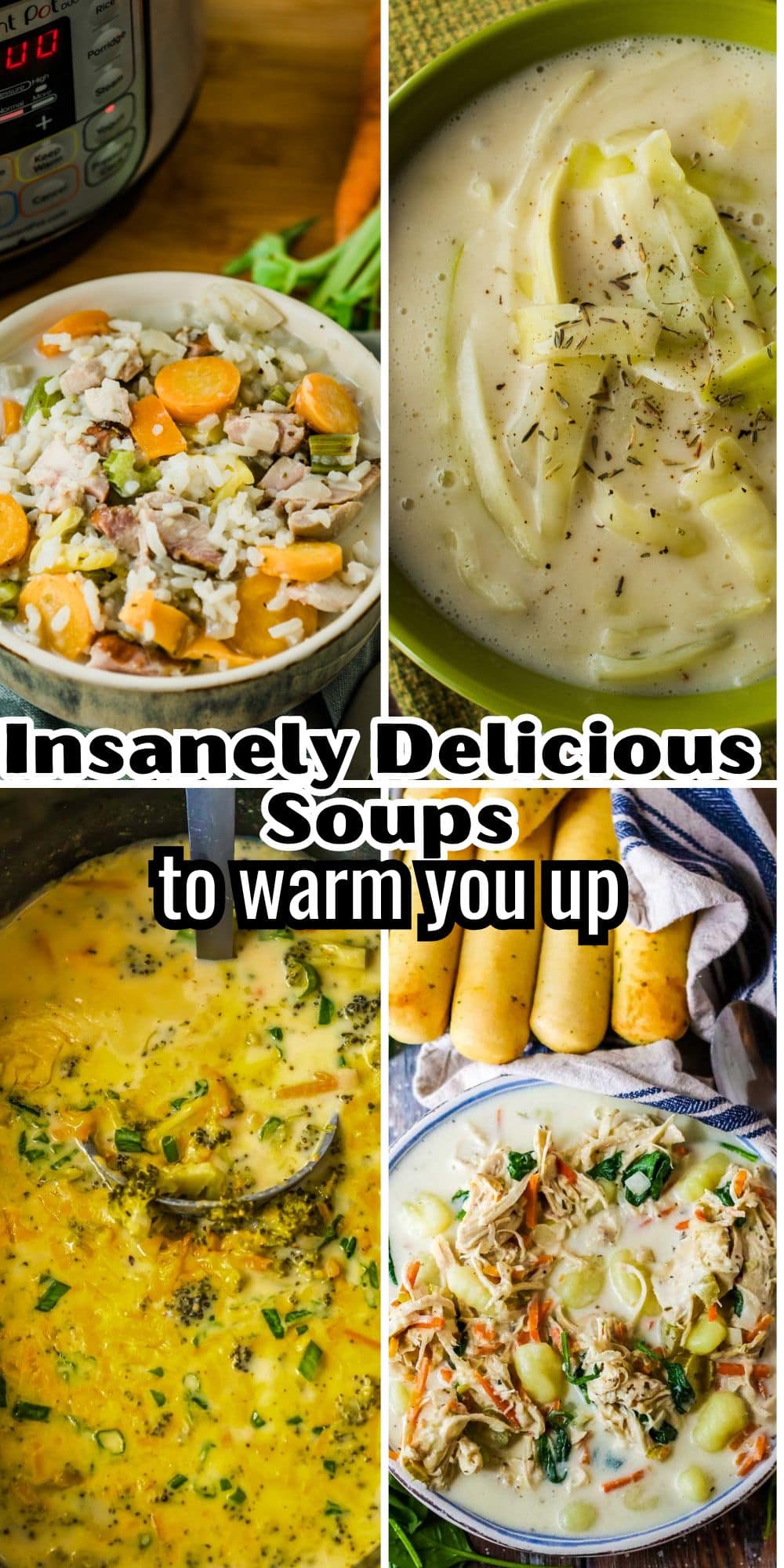 Insanity delicious soups to warm you up.