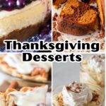 Thanksgiving desserts with blueberries and blueberries.