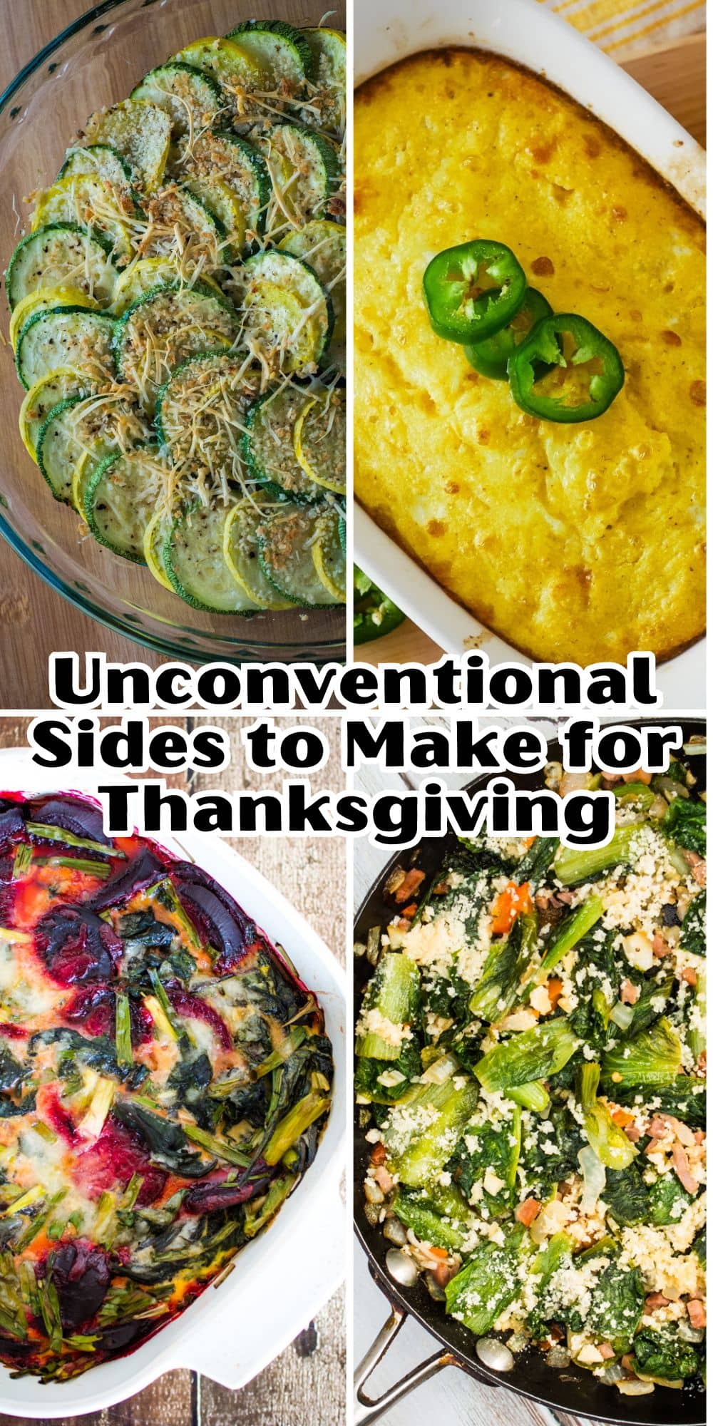 Unconventional sides to make for thanksgiving.