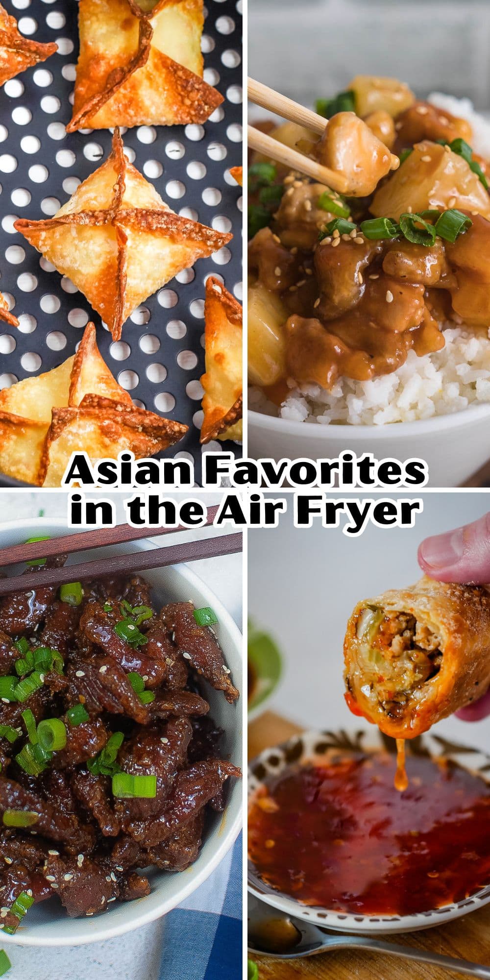 Asian favorites in the air fryer.