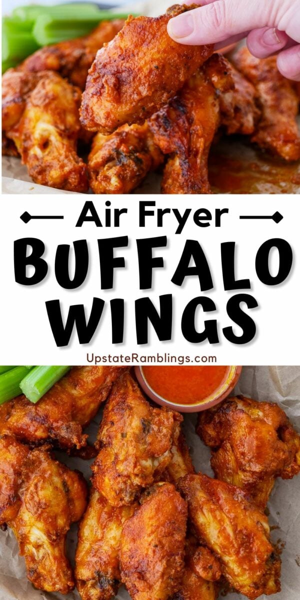 Air fryer buffalo wings.